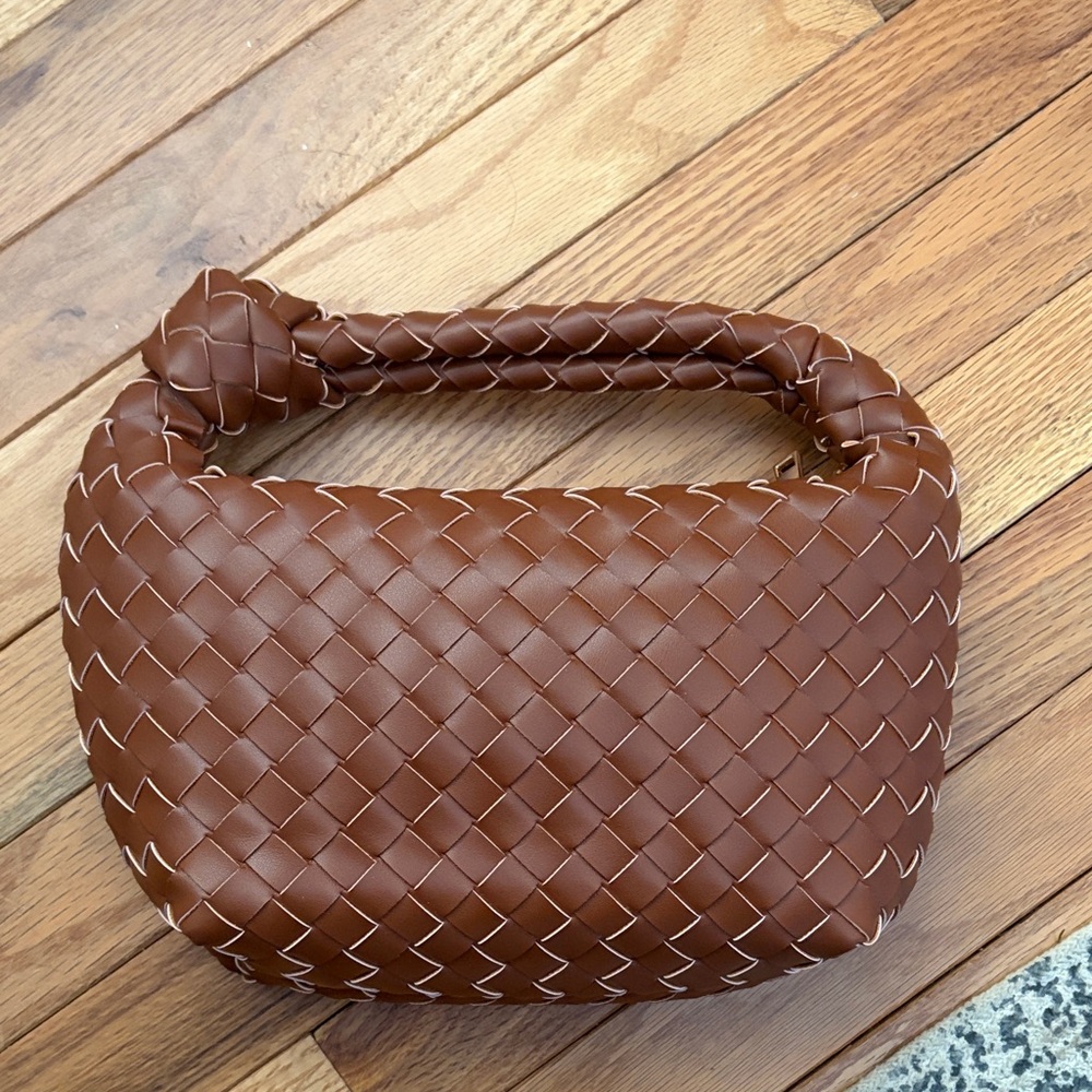 Target a new day slouchy Brown Woven shoulder bag new